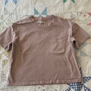 Madewell Dusty Pink Pocket T-Shirt Sz Small